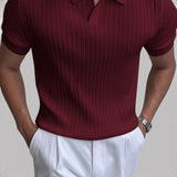 Simon™ | Poloshirt mit Rippstruktur