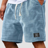 Quirin™ | Wabenartige Shorts mit Kordelzug
