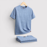 Luis™ | Kurzarm-Strickshirt mit Rundhals