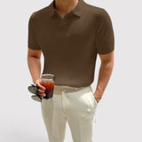 Simon™ | Poloshirt mit Rippstruktur