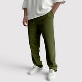 Linus™ | Elastische Loungehose mit Rippstruktur