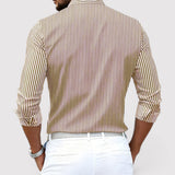 Lukas™ | Atmungsaktives gestreiftes Hemd