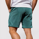 Gerrit™ | Strukturierte Shorts mit Kordelzugbund