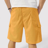 Hauke™ | Feingerippte Shorts mit Kordelzug