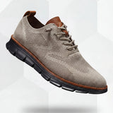 Hieronymus™ | Sportlicher Sneaker Khaki/Schwarz