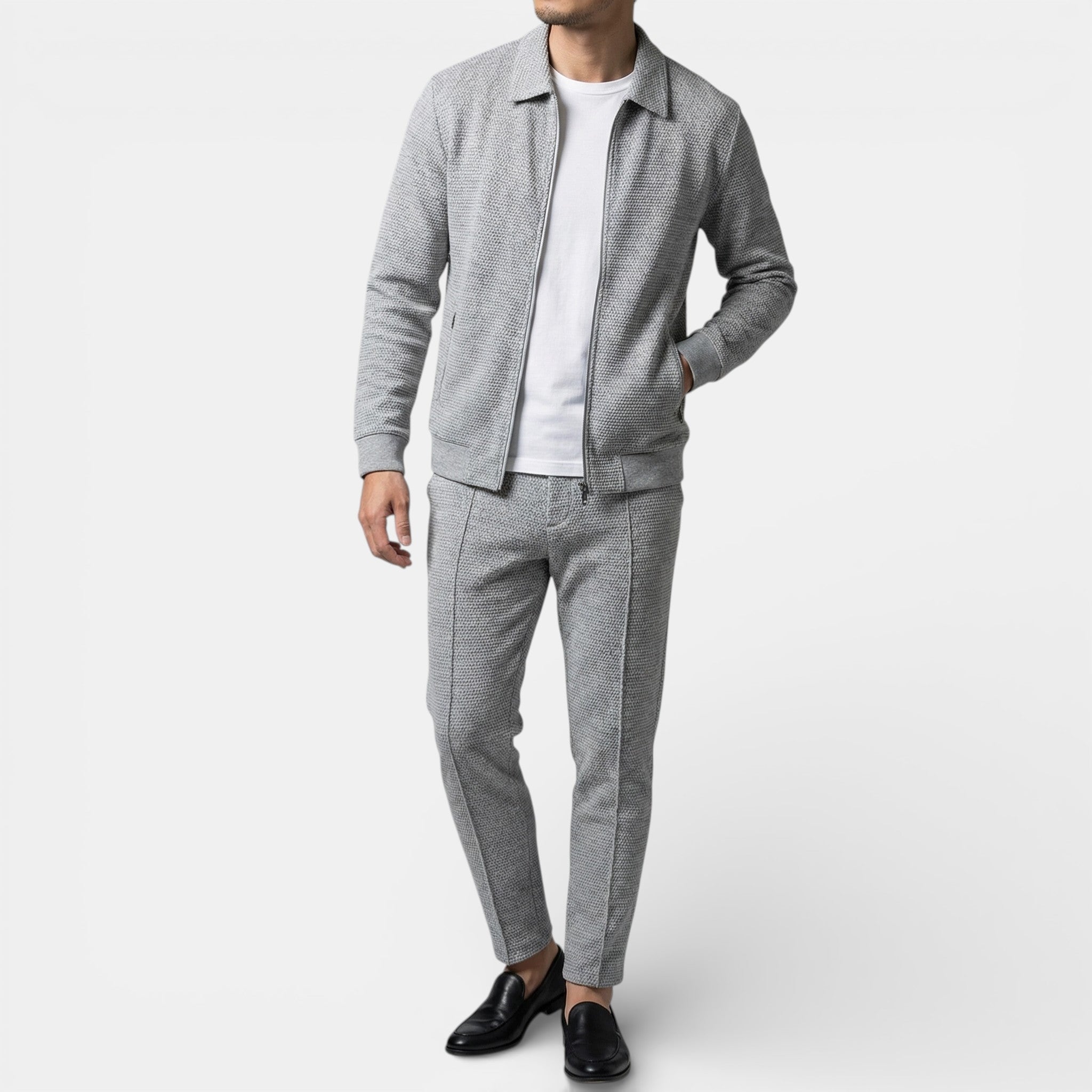 Niklas™ | Weiches Strick-Loungeset für Zuhause