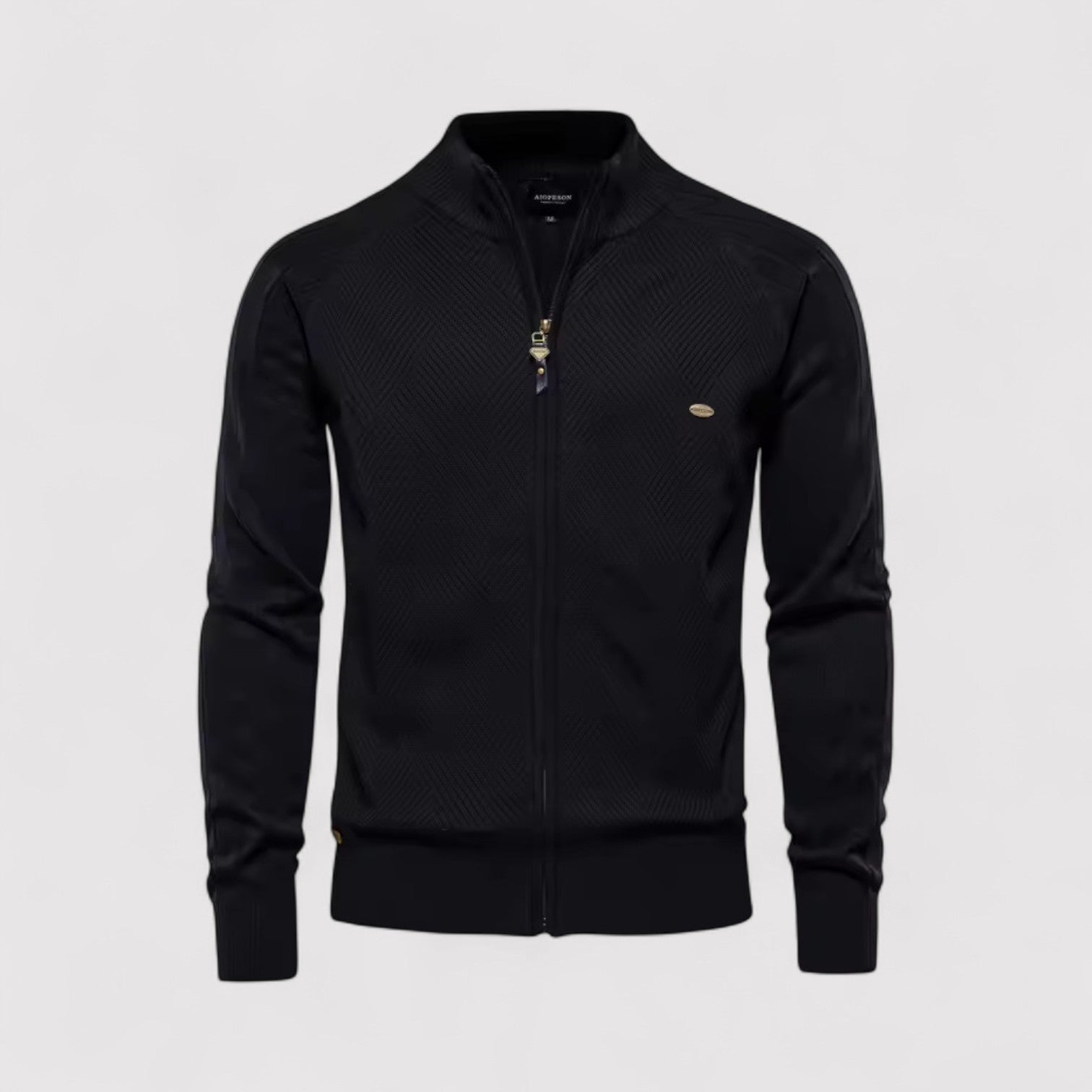 Achim™ | Strickjacke mit durchgehendem Reißverschluss