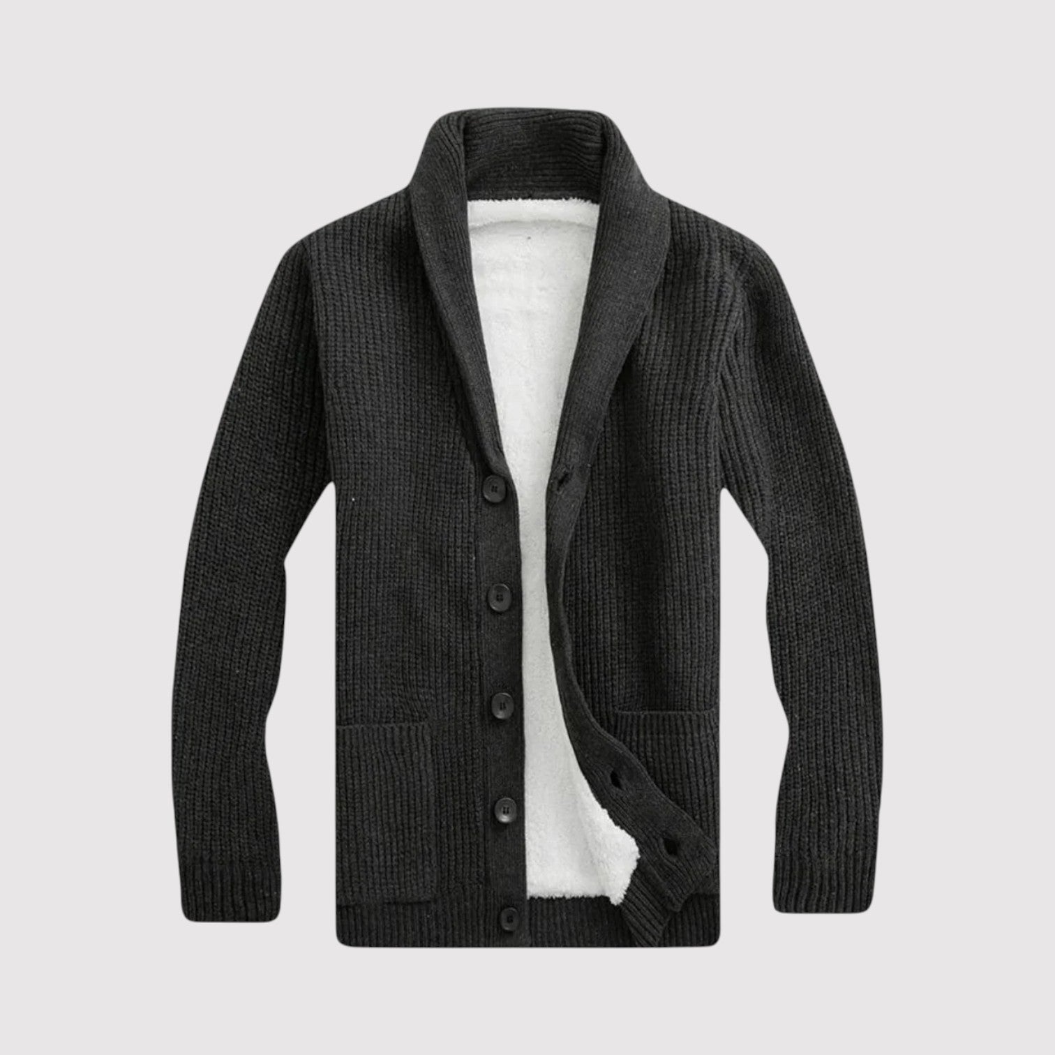 Anselm™ | Strickjacke mit Schalkragen