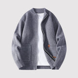 Maximilian™ | Rippstrick-Cardigan mit Reißverschluss