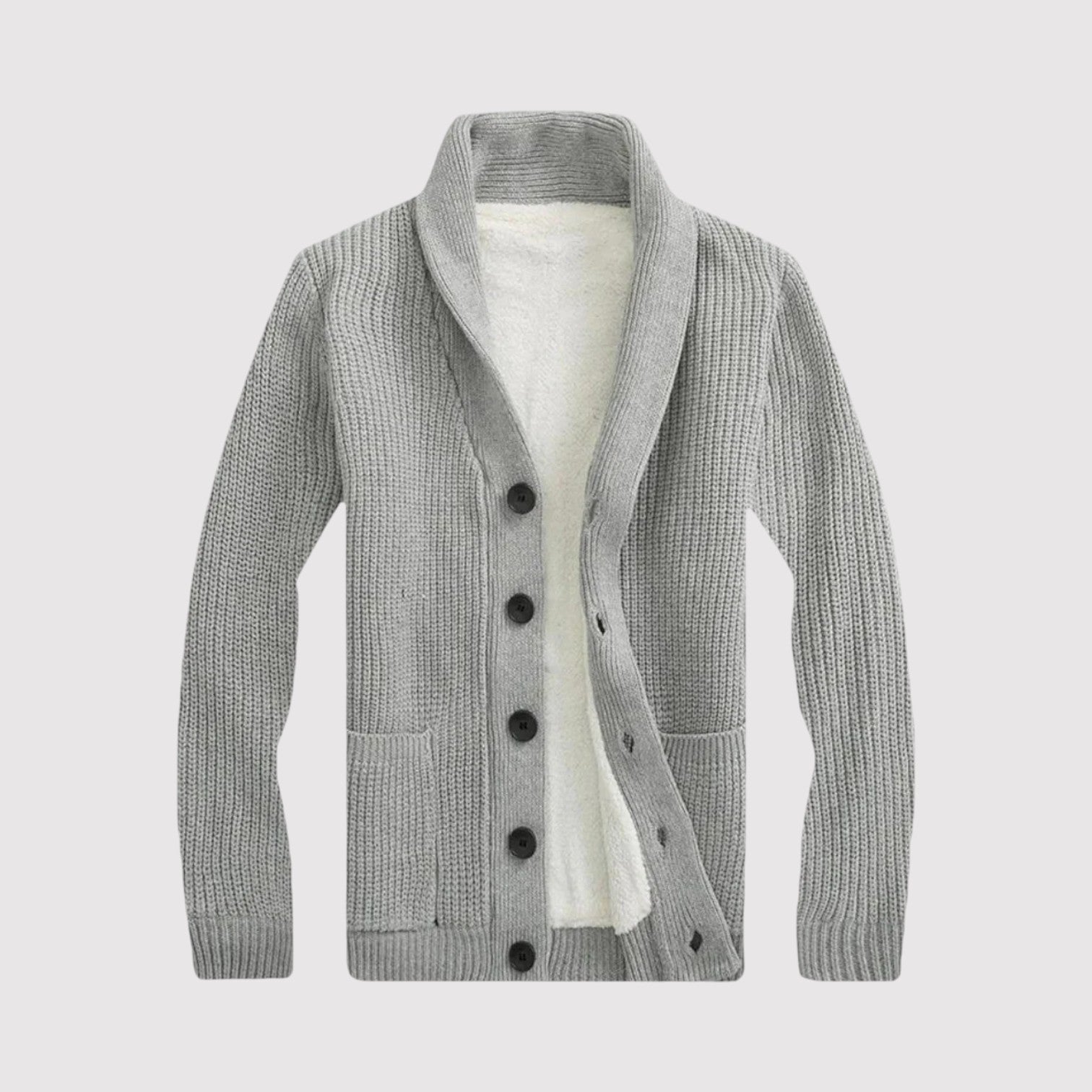 Anselm™ | Strickjacke mit Schalkragen