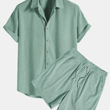 Luis™ | Mediterranes Sommer-Set Hemd & Hose