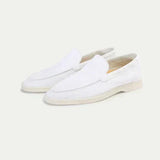 Oskar™ | Klassischer Loafer Perlweiß