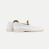 Oskar™ | Klassischer Loafer Perlweiß