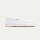 Oskar™ | Klassischer Loafer Perlweiß